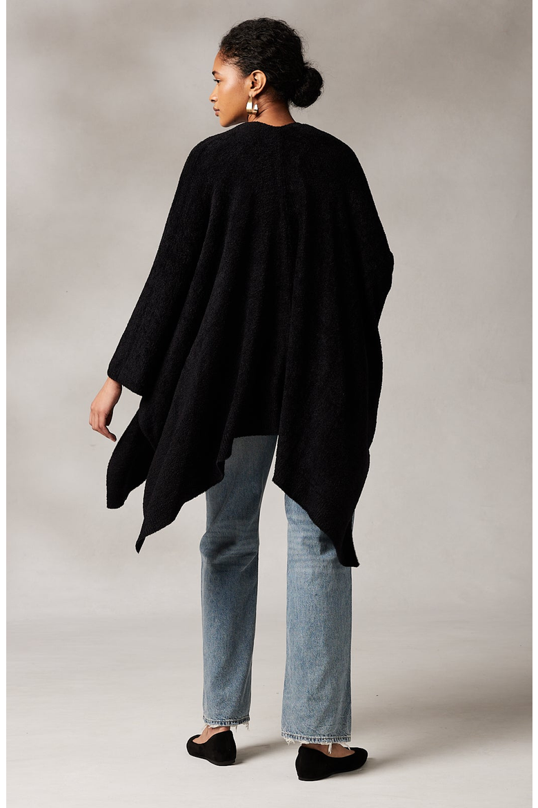 Kash-éase Women's Travel Poncho, Alternate, color, Black
