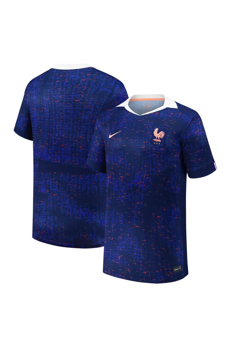 Youth Nike Blue France Women's National Team 2025/26 Home Replica Jersey, Alternate, color, Blue