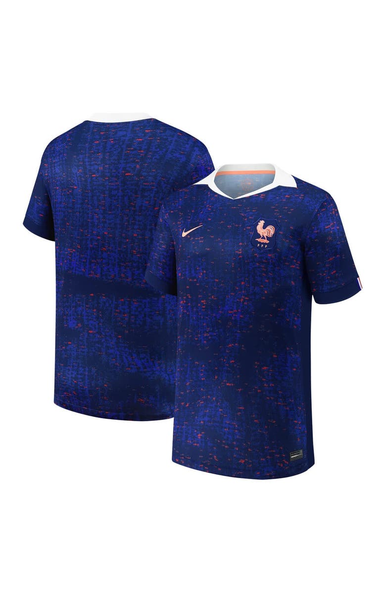 Nike Youth Nike Blue France Women's National Team 2025/26 Home Replica Jersey, Alternate, color, Blue