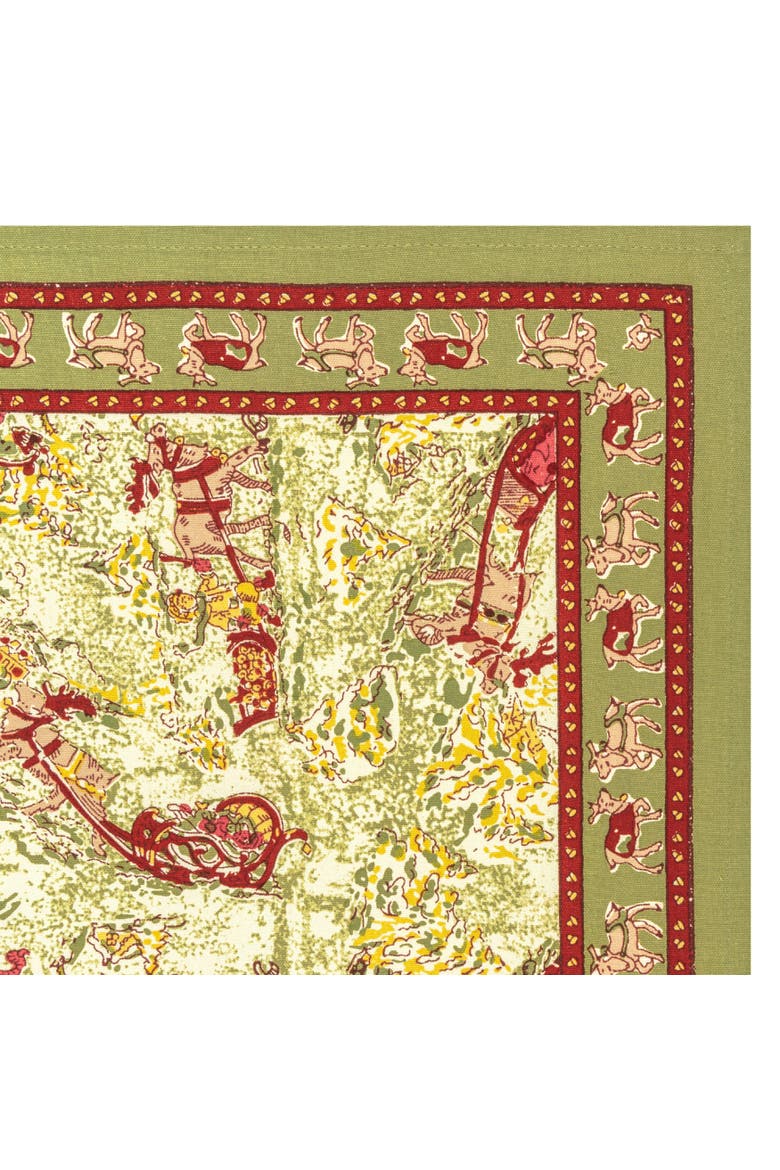 Renne Tea Towels, Alternate, color, Red/Green 20" x 30"