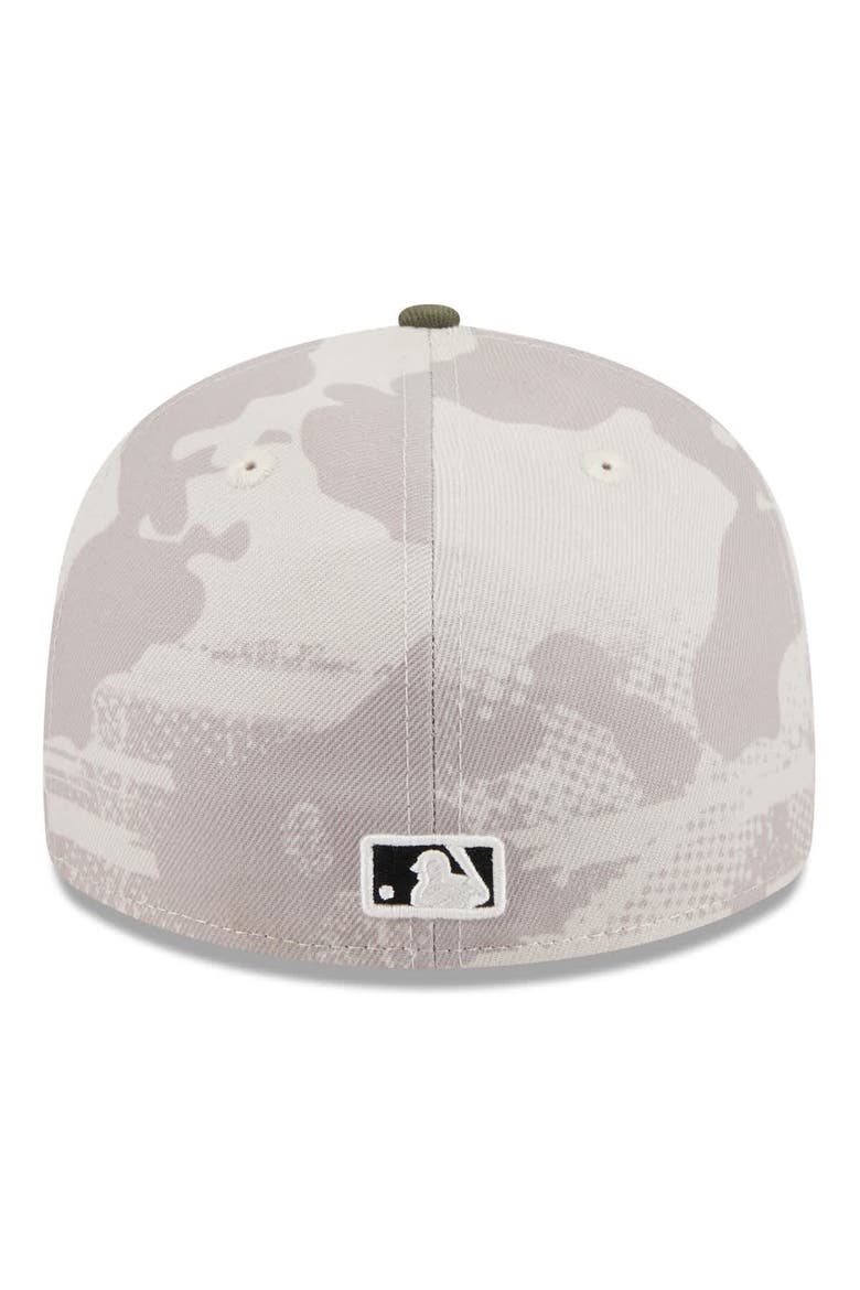 Men's New Era Light Beige/Olive Texas Rangers 2025 Armed Forces Day Low Profile 59FIFTY Fitted Hat, Alternate, color, Light Beige
