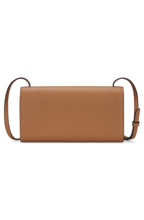 Oryany Mandy Leather Crossbody Wallet In Sand Brown