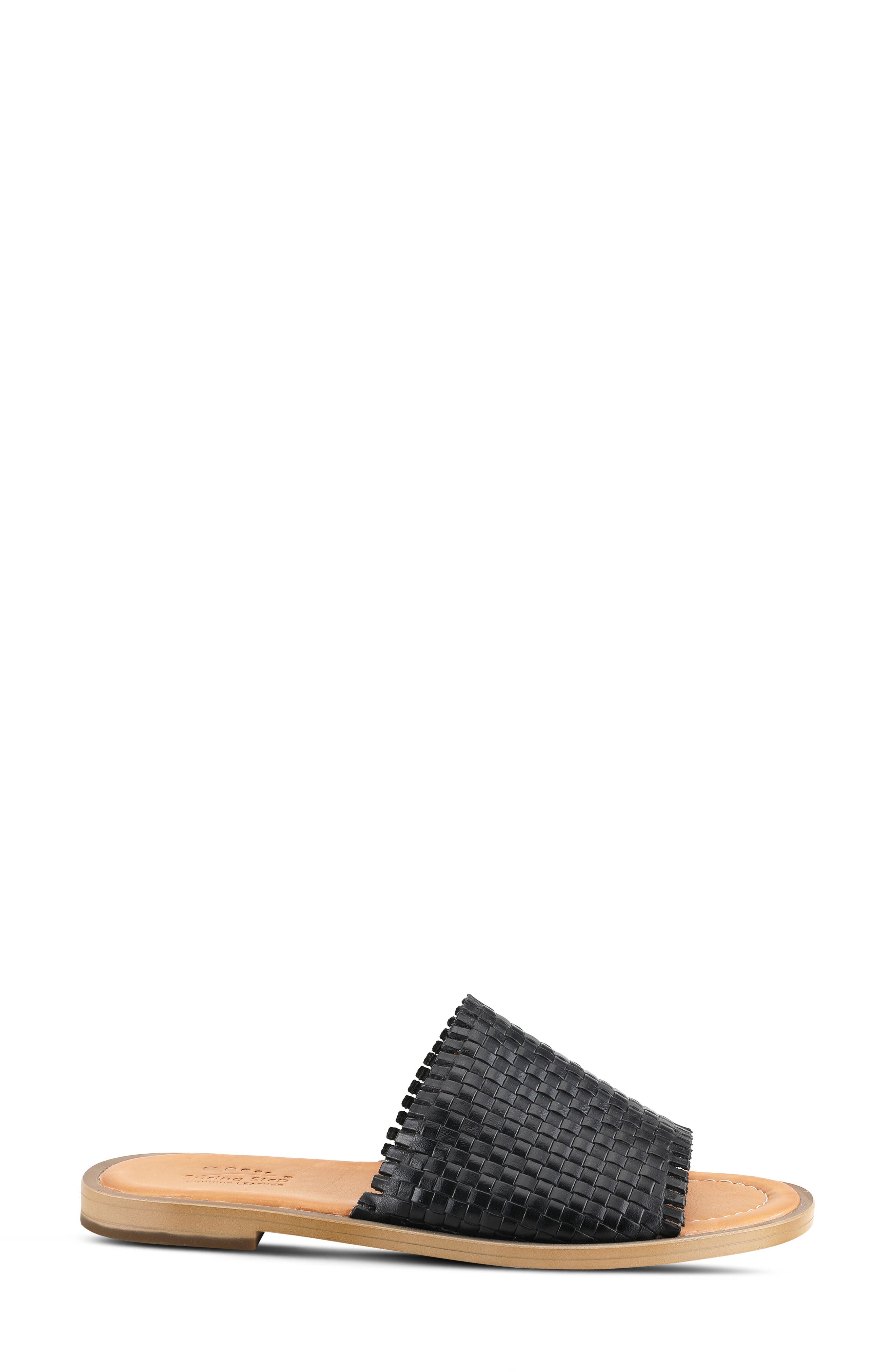 Spring Step Ginosa Slide Sandal, Alternate, color, Black