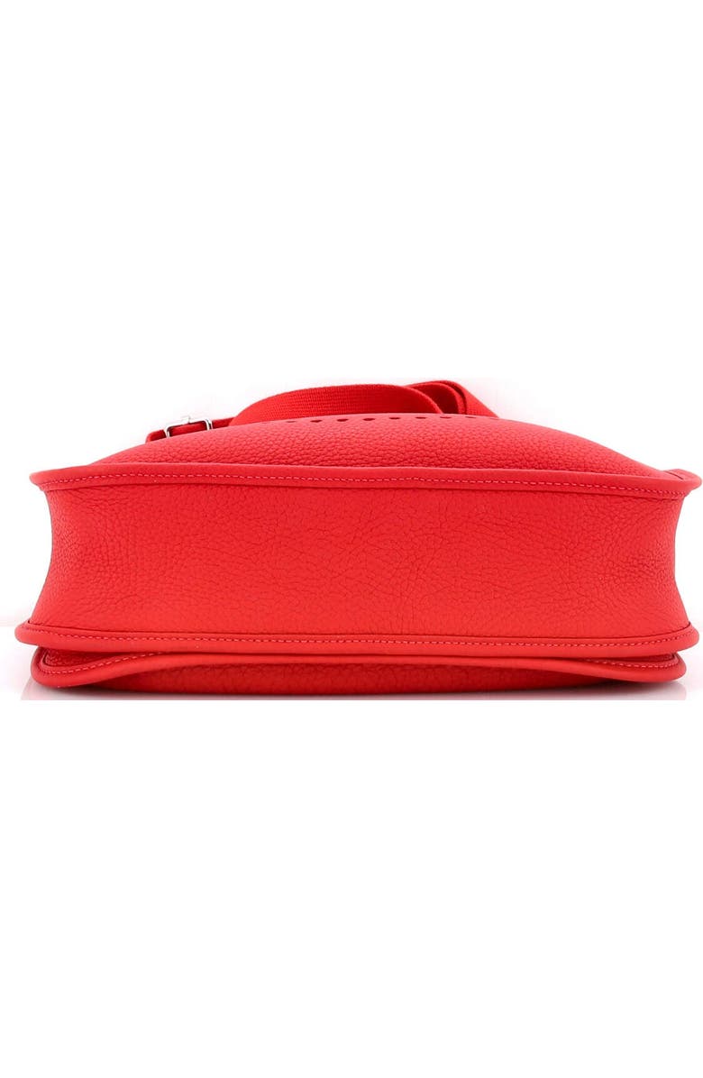 Pre-Owned Hermes Evelyne Bag Gen III Clemence PM, Alternate, color, Rouge Casaque