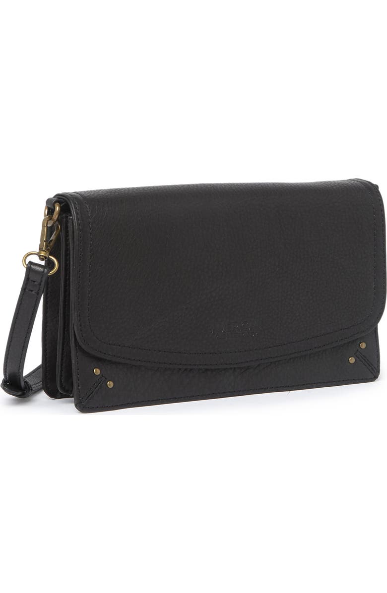 AMERICAN LEATHER CO. Brenton Leather Crossbody Bag, Alternate, color,