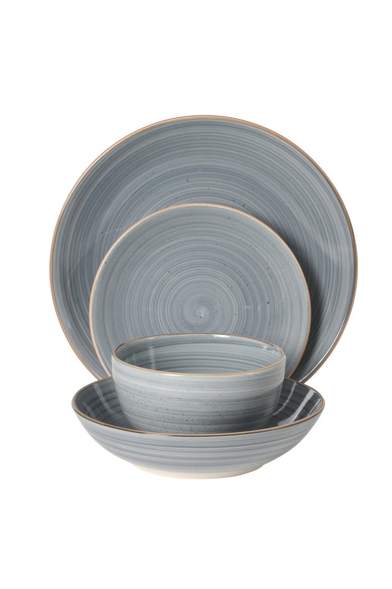 Stonebury 16-Piece Handpainted Stoneware Dinnerware Set, Alternate, color, MultiColors