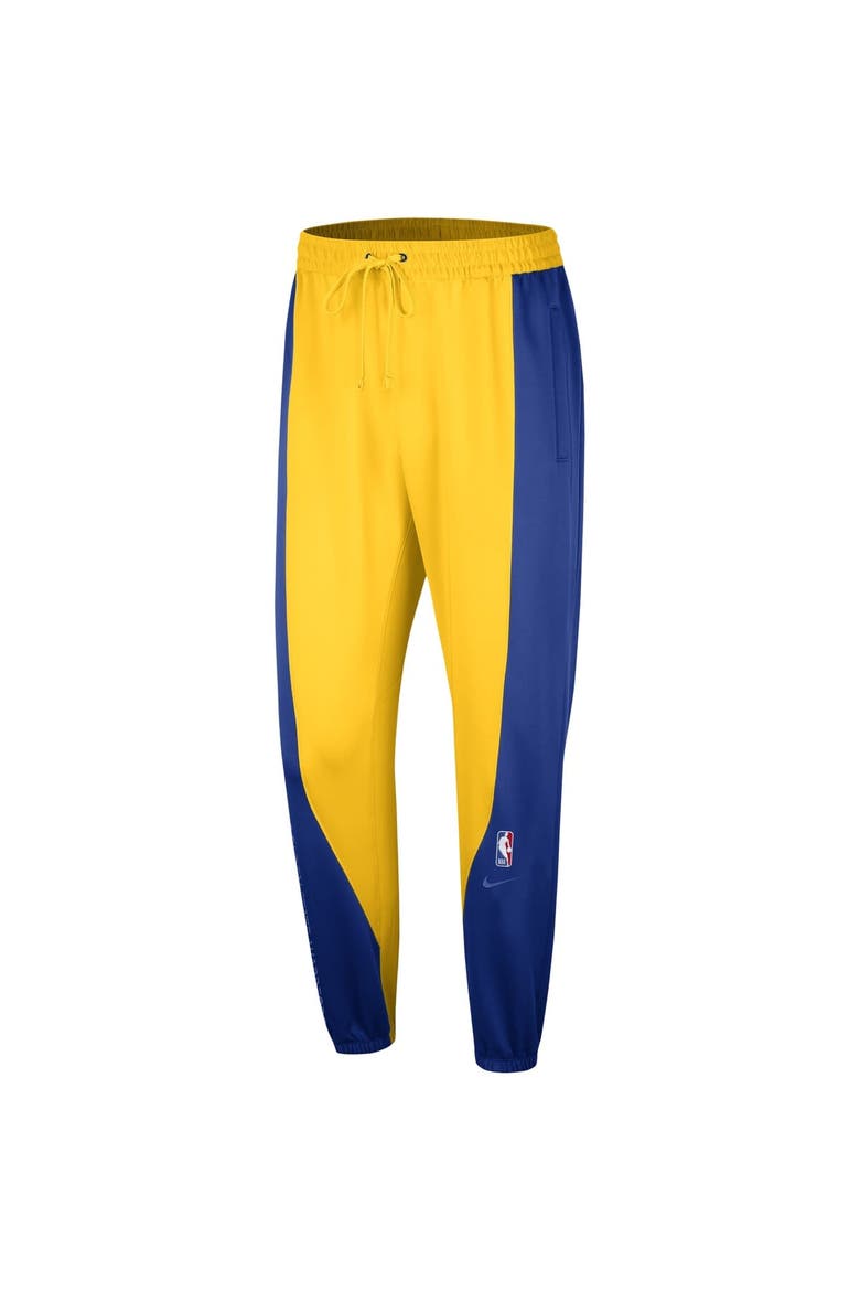 Men's Nike Royal/Gold Golden State Warriors 2023/24 Authentic Showtime Pants, Alternate, color, Royal