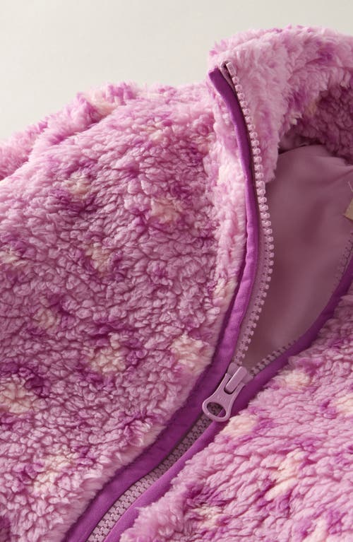 Tucker + Tate Kids' High Pile Fleece Jacket In Pink