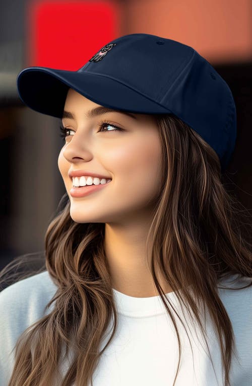 DALIX DALIX HIPPO EMBROIDERED ADJUSTABLE HAT 