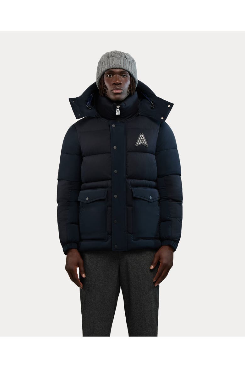 Rosière ¾ Length Insulated Puffer Parka, Main, color, Midnight