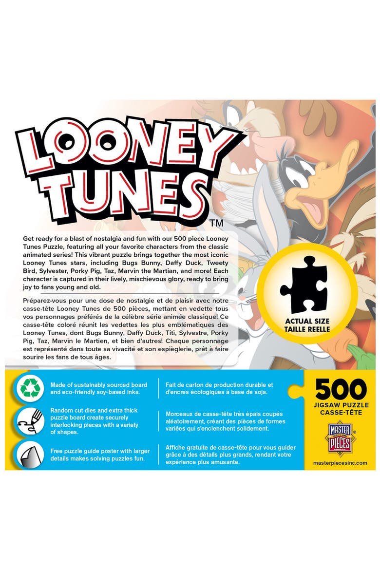 Looney Tunes 500 Piece Jigsaw Puzzle, Alternate, color, Multicolor