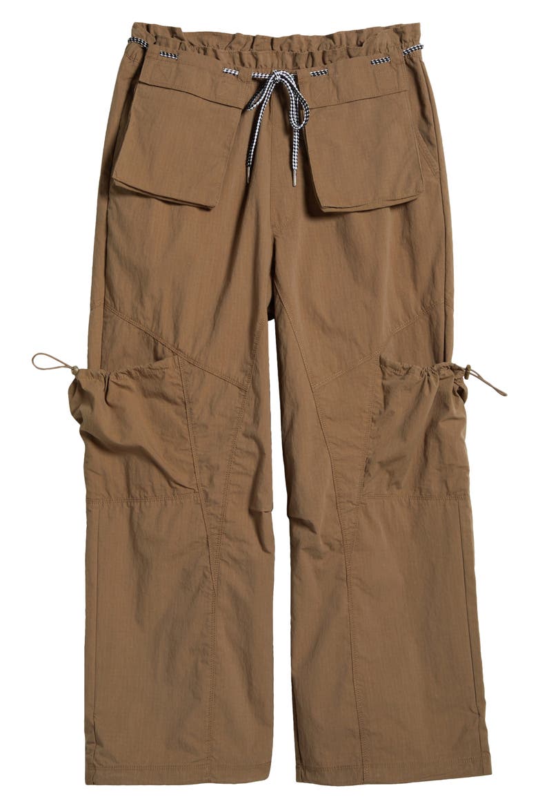 Canopy Parachute Pants, Alternate, color, WALNUT