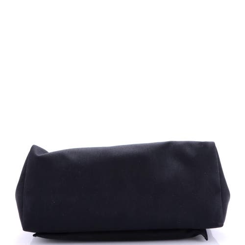Pre-owned Hermes Hermes Herbag Zip Leather And Toile 50 In Black