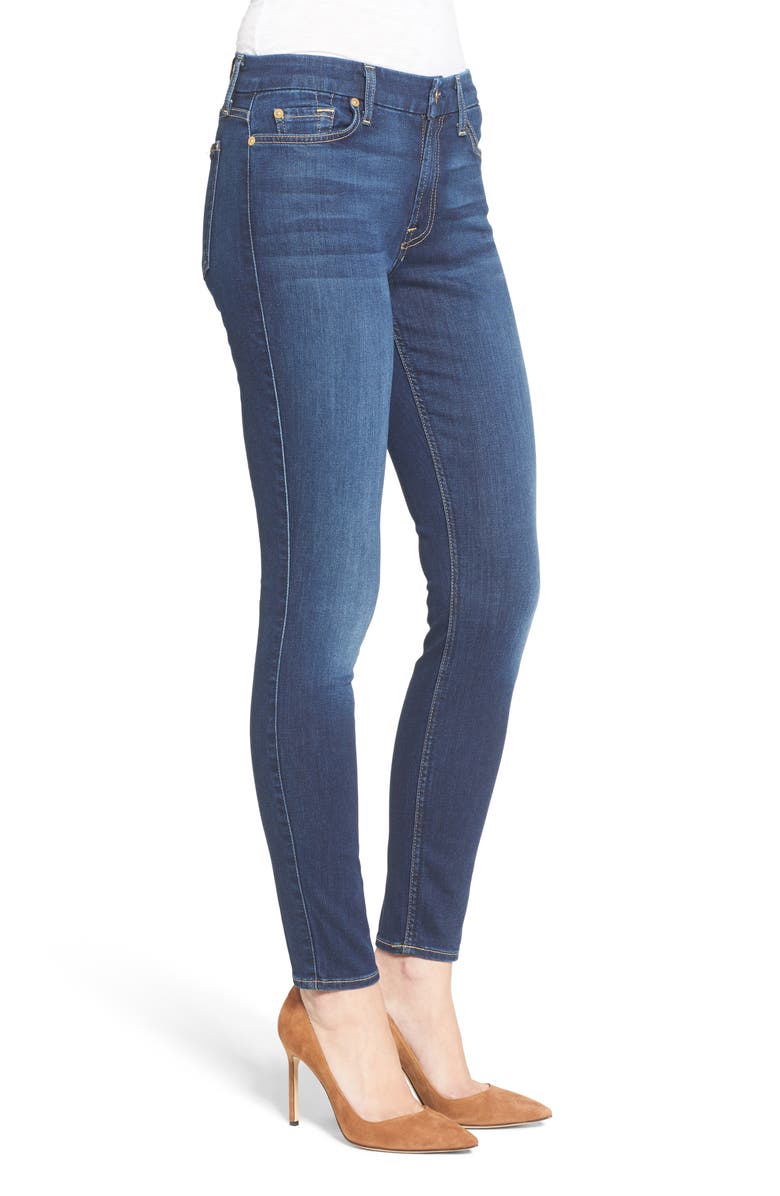 7 For All Mankind <sup>®</sup> b(air) Ankle Skinny Jeans, Alternate, color, Duchess