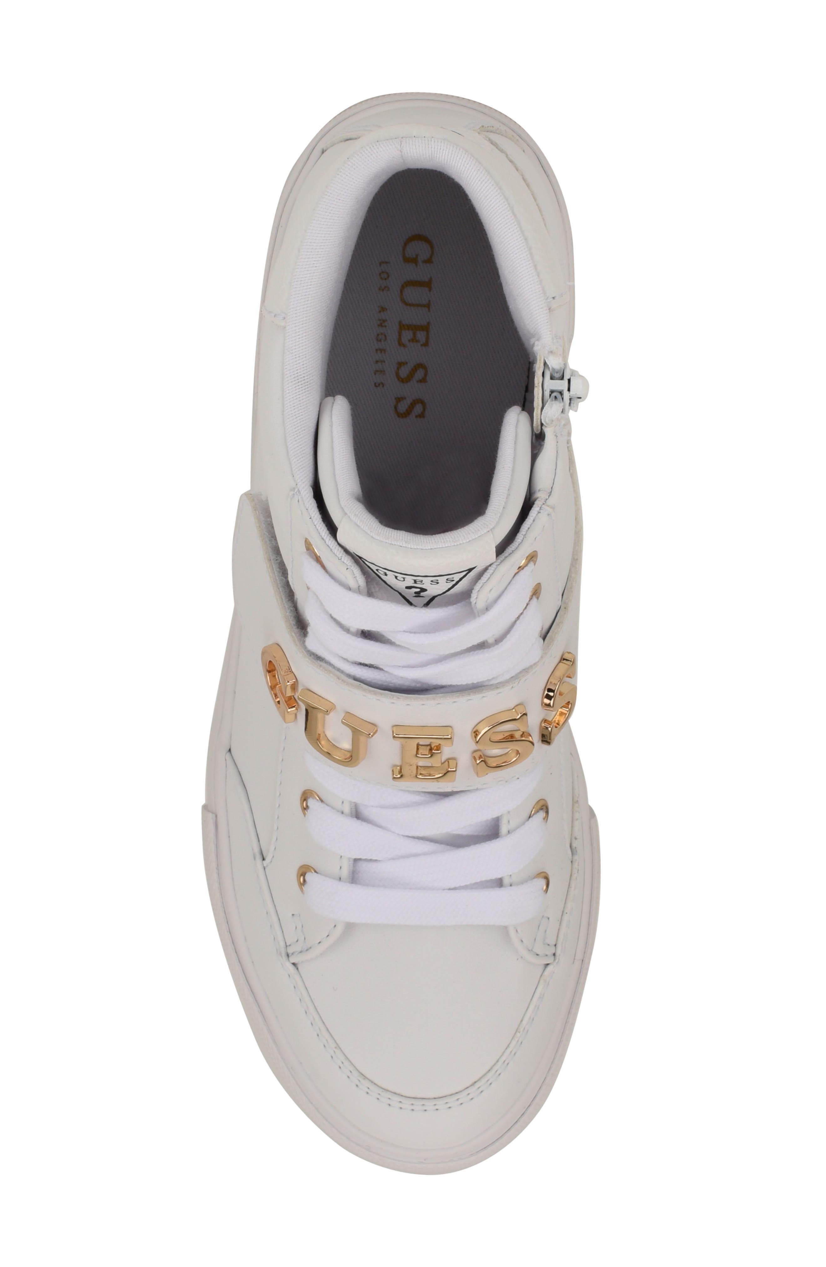Mizzly High Top Sneaker, Alternate, color, WHITE