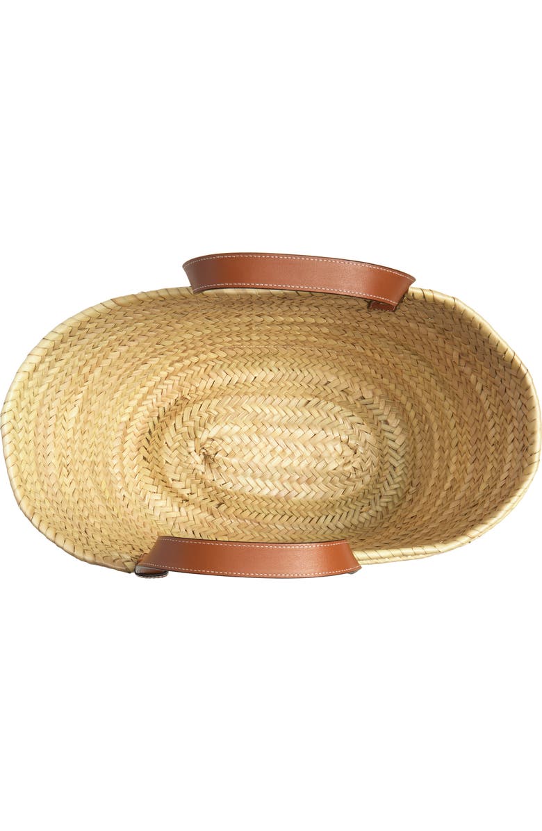 Loewe Medium Logo Straw Tote, Alternate, color,