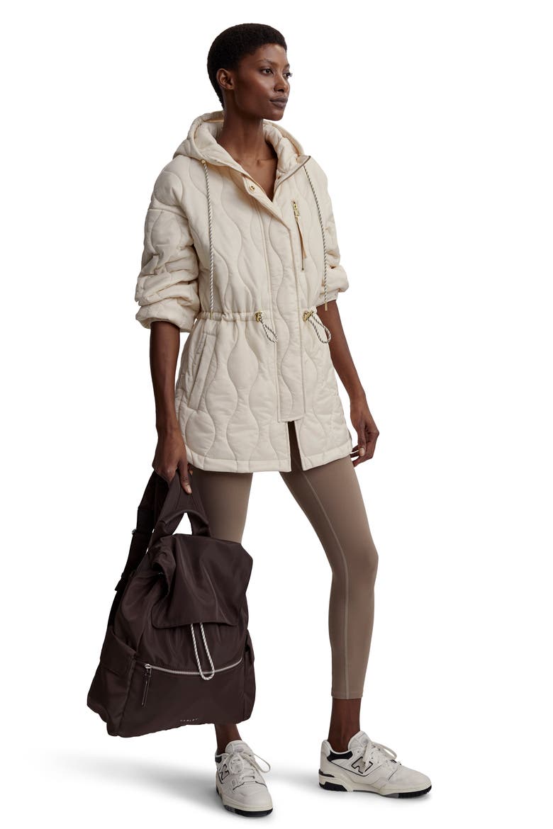 Caitlin Quilted Jacket, Alternate, color, WHITECAP GREY