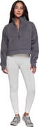 Rebody Active Effortless Fleece Crop Half Zip Sweatshirt