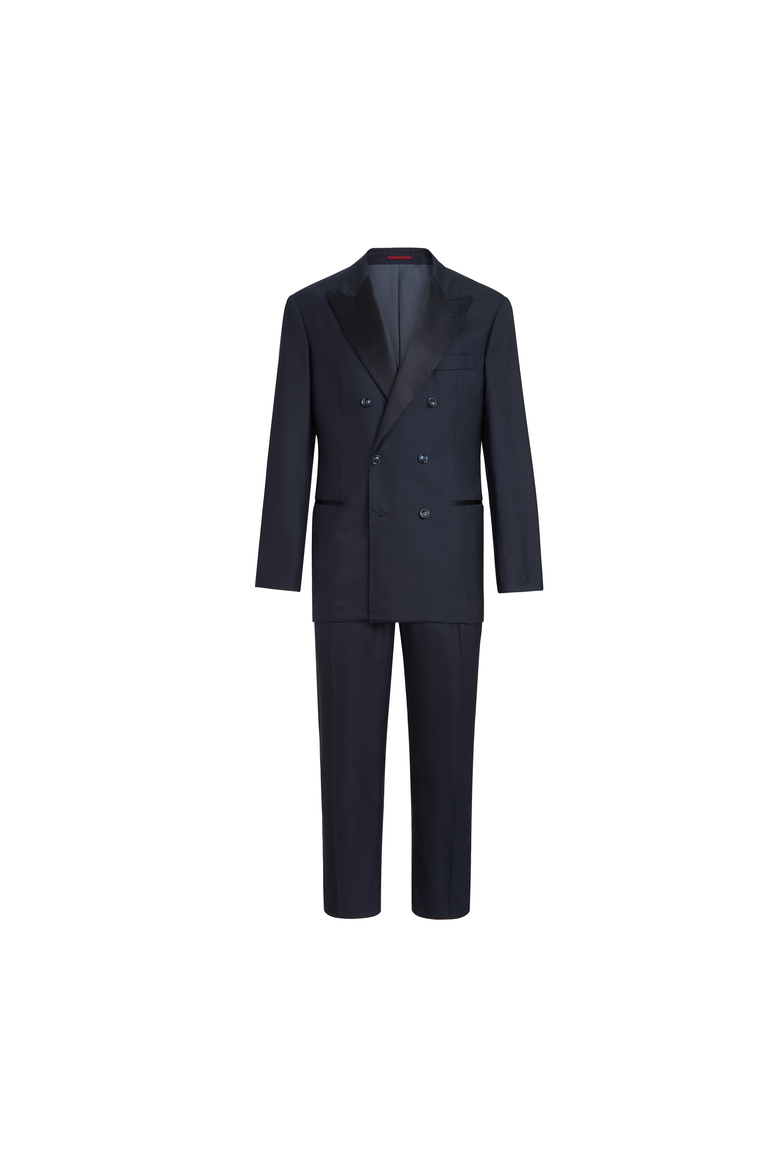 Tuxedo with one-and-a-half-breasted jacket, Alternate, color, Navy Blue