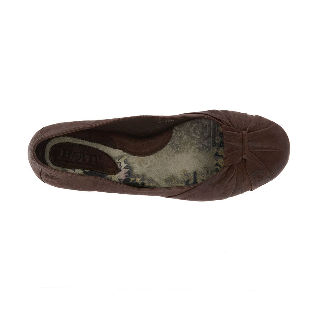 'Adele' Flat, Alternate, color, BROWN