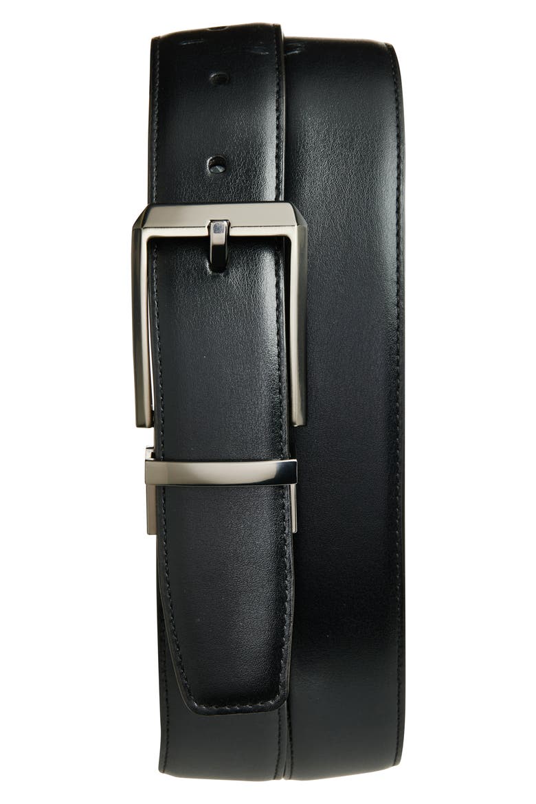 Feather Edge Belt, Alternate, color, BROWN