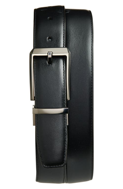 Original Penguin Feather Edge Belt In Brown