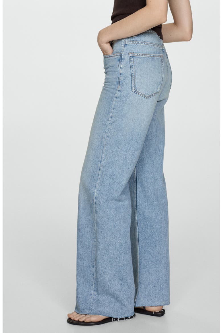 Danila Wide Leg Jeans, Alternate, color, MEDIUM BLUE