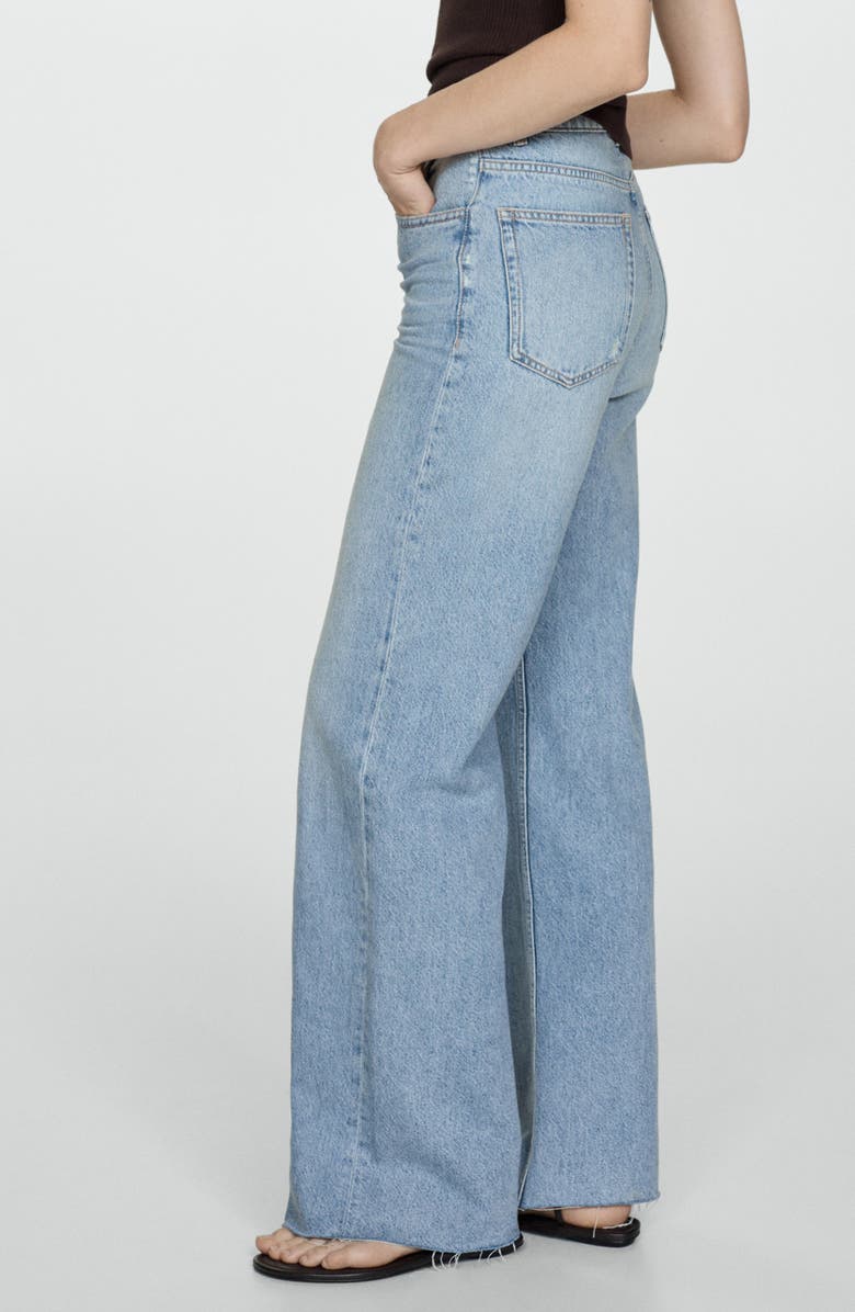 MANGO Danila Wide Leg Jeans, Alternate, color,