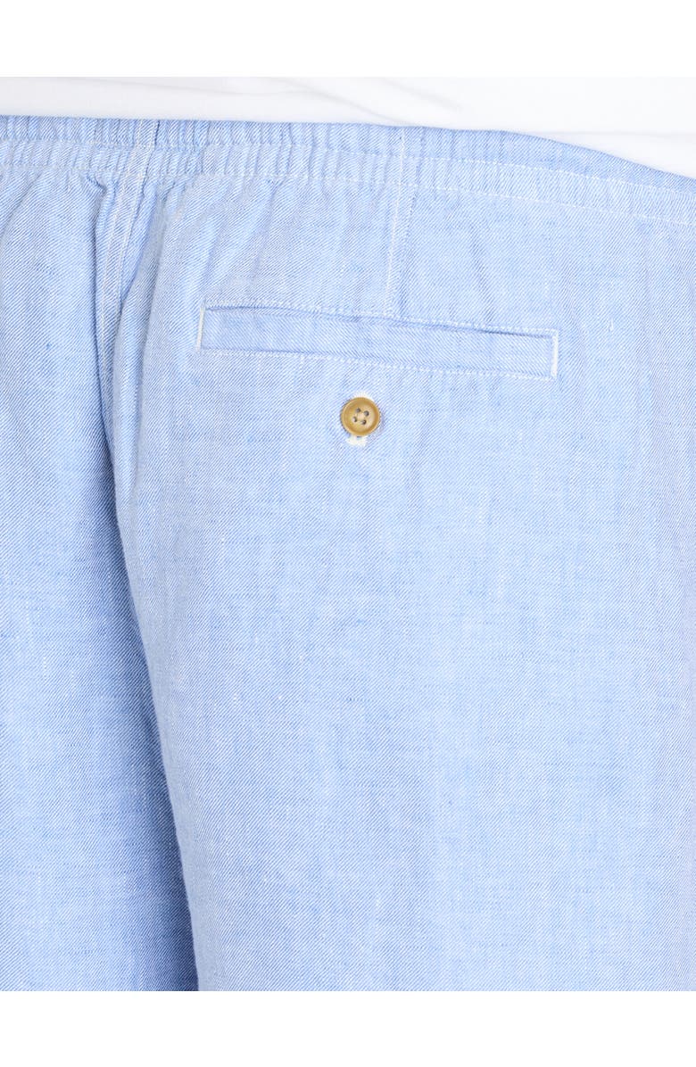 vineyard vines Big & Tall Surfside Pull-On Linen Shorts, Alternate, color, Club Blue