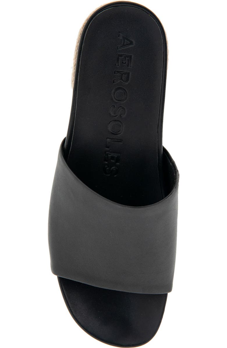 Aerosoles Clark Raffia Block Heel Sandal, Alternate, color,