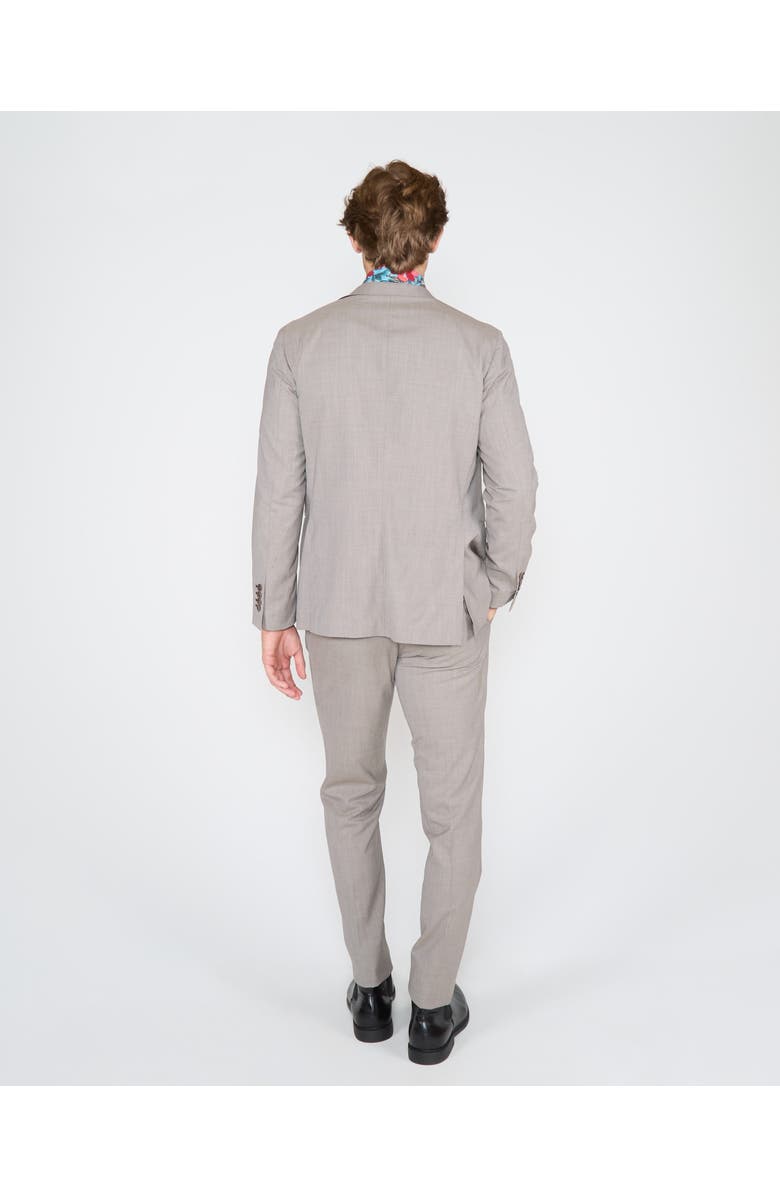 Lords of Harlech Judd Half Lined Tailored Wool Blazer, Alternate, color, Oak Brown