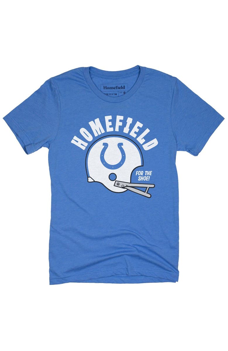 HOMEFIELD Men's Homefield Royal Indianapolis Colts Helmet T-shirt, Main, color, Royal