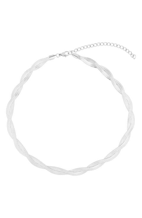 V-Neck Hardware One-Piece Swimsuit