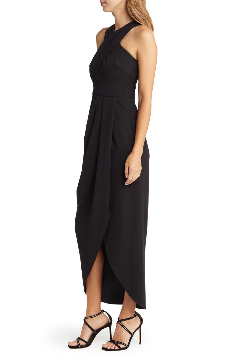 Xscape Evenings Halter Neck Midi Dress, Alternate, color,