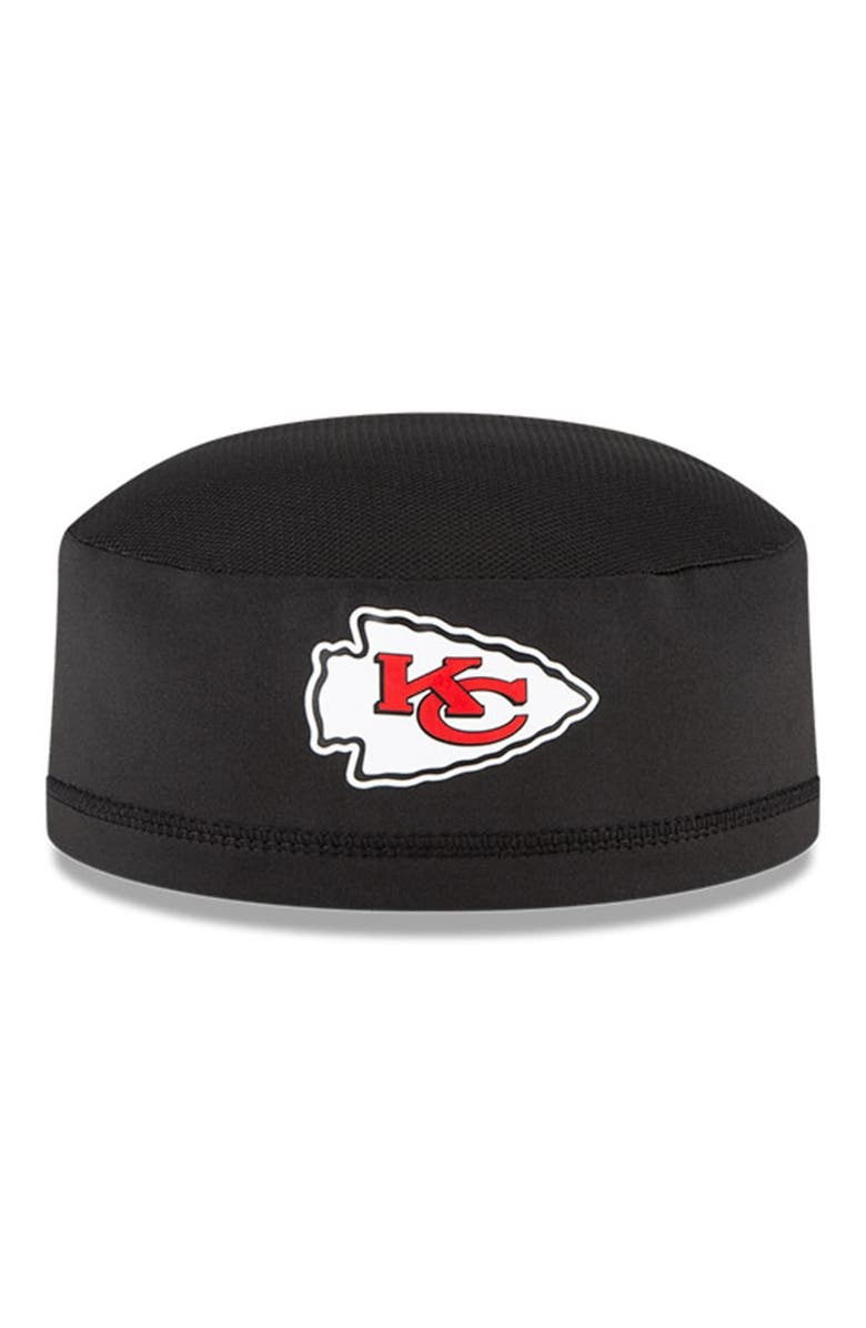 New Era Men's New Era Black Kansas City Chiefs NFL Training Skully Cap, Alternate, color, 