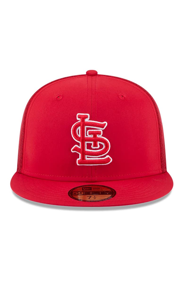 New Era Men's New Era Red St. Louis Cardinals 2026 Batting Practice 59FIFTY Fitted Hat, Alternate, color, Red