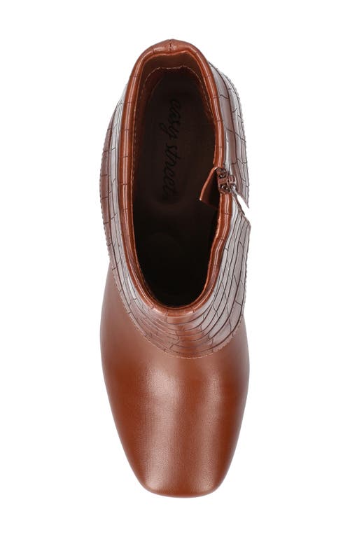 Easy Street Sutton Bootie In Brown