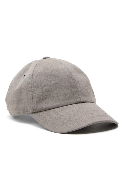 THEORY THEORY MOTION WOOL BLEND BASEBALL CAP 