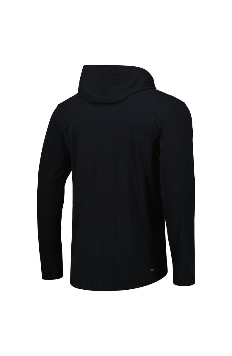 Nike Men's Nike Black Florida A&M Rattlers Color Pop Performance Hoodie Long Sleeve T-Shirt, Alternate, color,