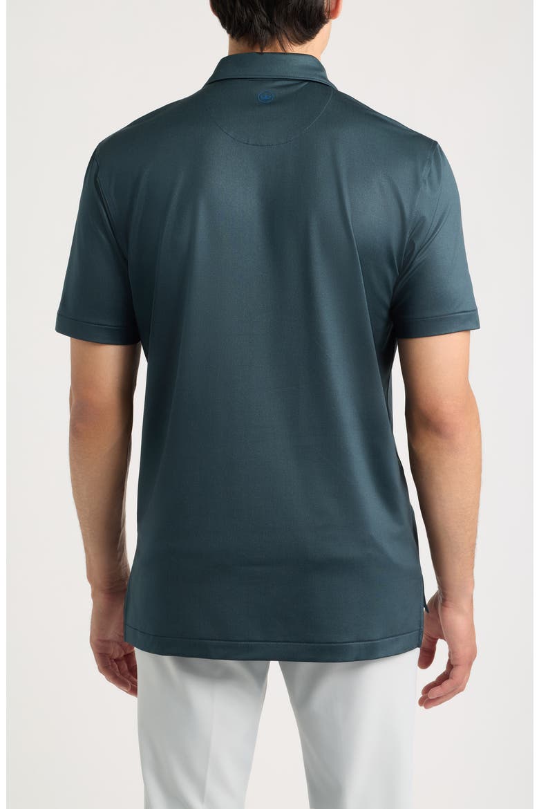 Herringbone Summer Comfort Performance Jersey Polo, Alternate, color, NAVY