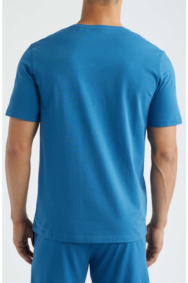 Mix Match Stretch Cotton Pajama T-Shirt, Alternate, color, OPEN BLUE
