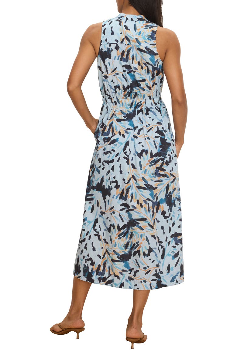 Garden Shade Sienna Midi Dress, Alternate, color, BLUE MULTI