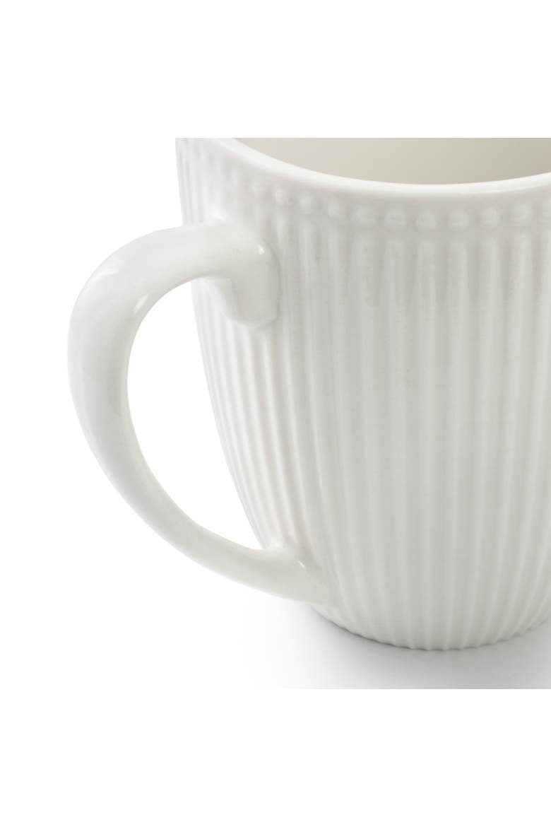 Gretel 6 Piece Round Stoneware 12 Ounce Mug Set White, Alternate, color, White