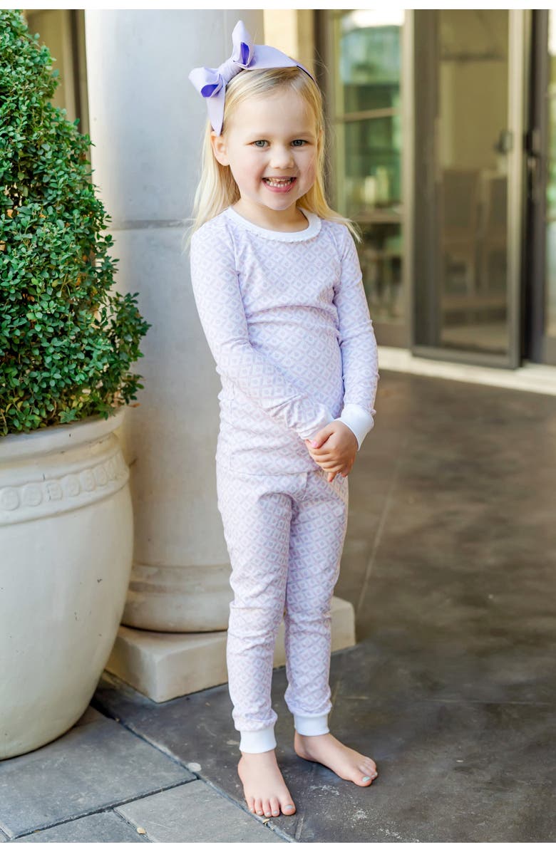Lila and Hayes Ava Girls' Pajama Pant Set, Alternate, color, 