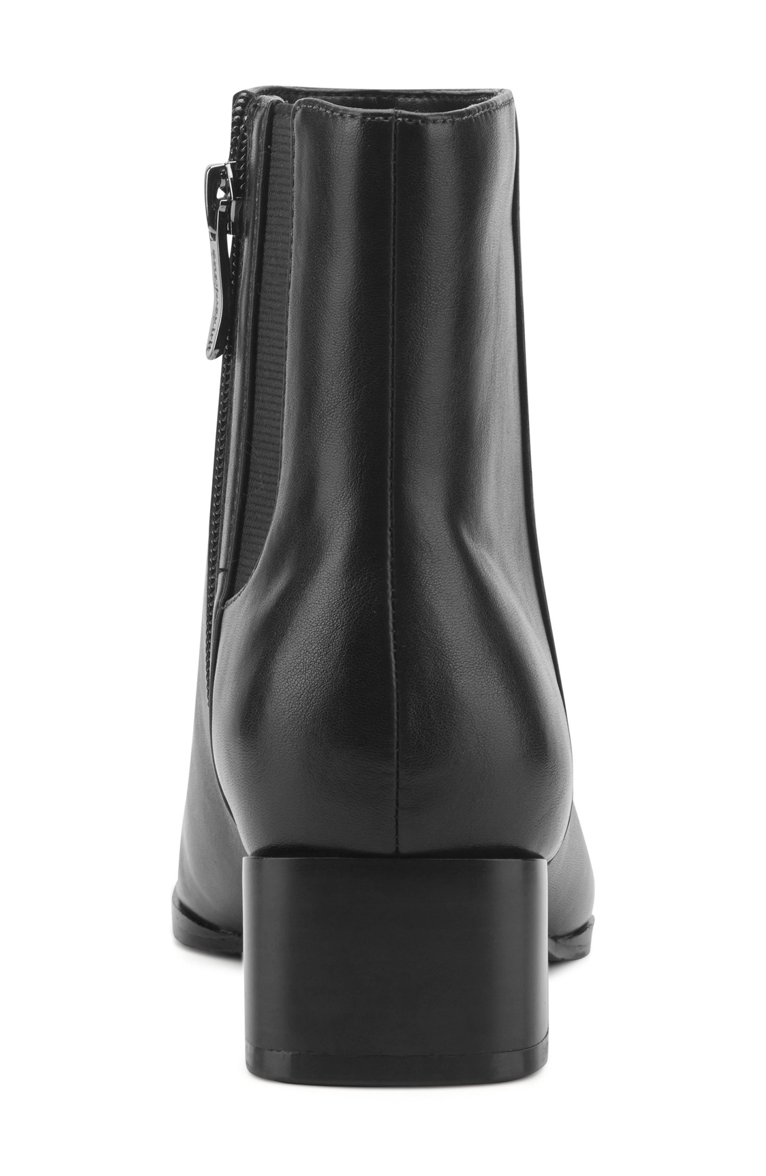 Sidney Leather Bootie, Alternate, color, BLACK