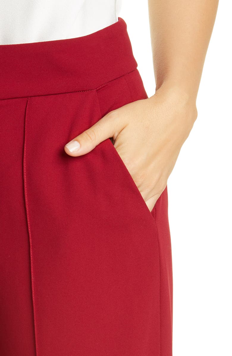 Alice + Olivia Dylan High Waist Wide Leg Pants, Alternate, color, 