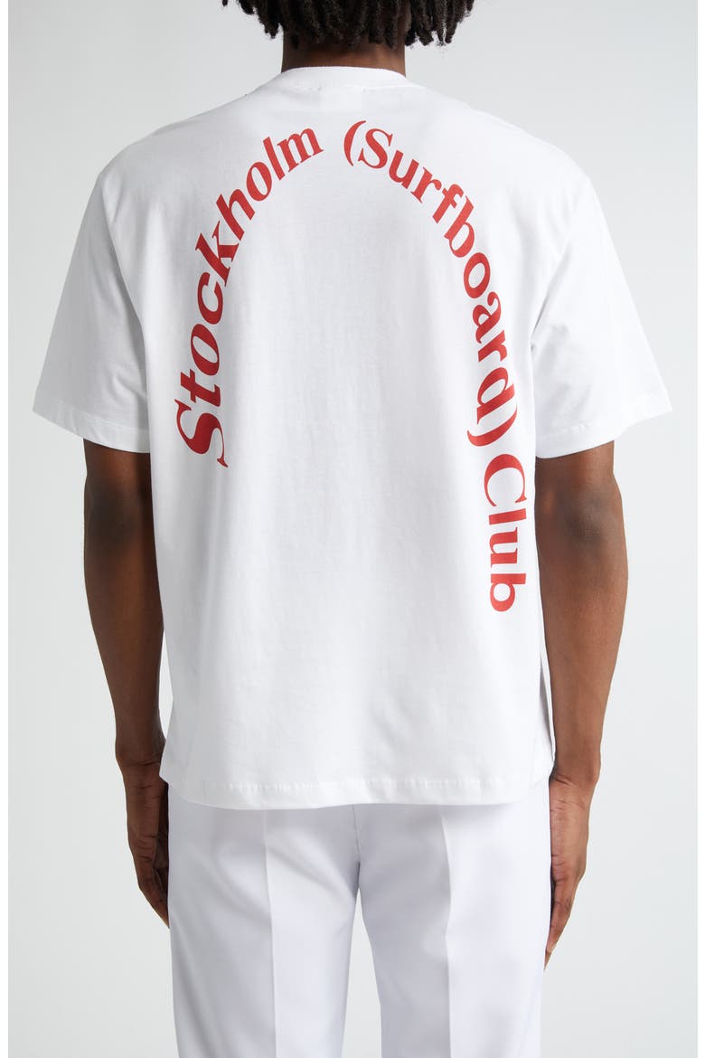 Back Logo Organic Cotton Graphic T-Shirt, Alternate, color, WHITE
