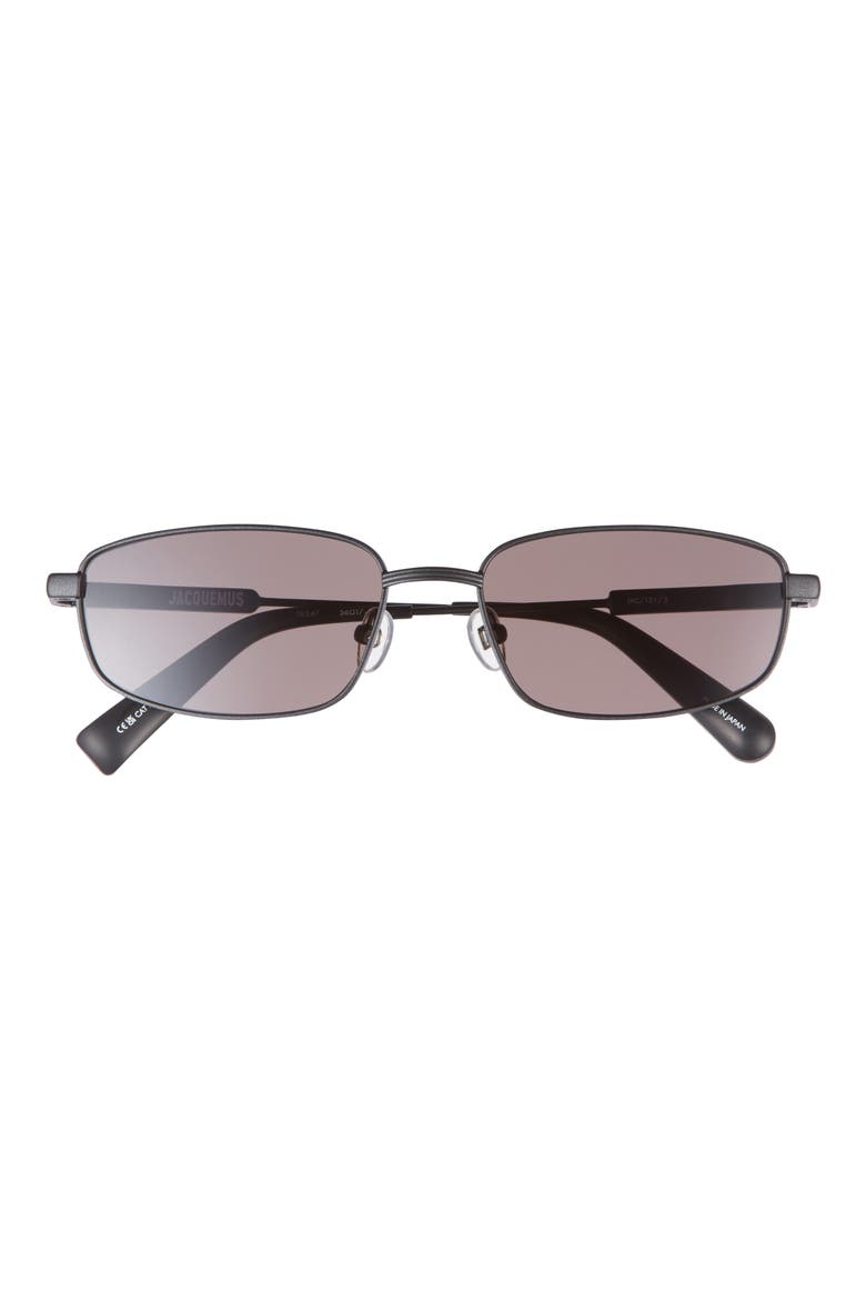 The Sera Aviator Sunglasses, Main, color, MATT METALLIC BLACK/BLACK/GREY