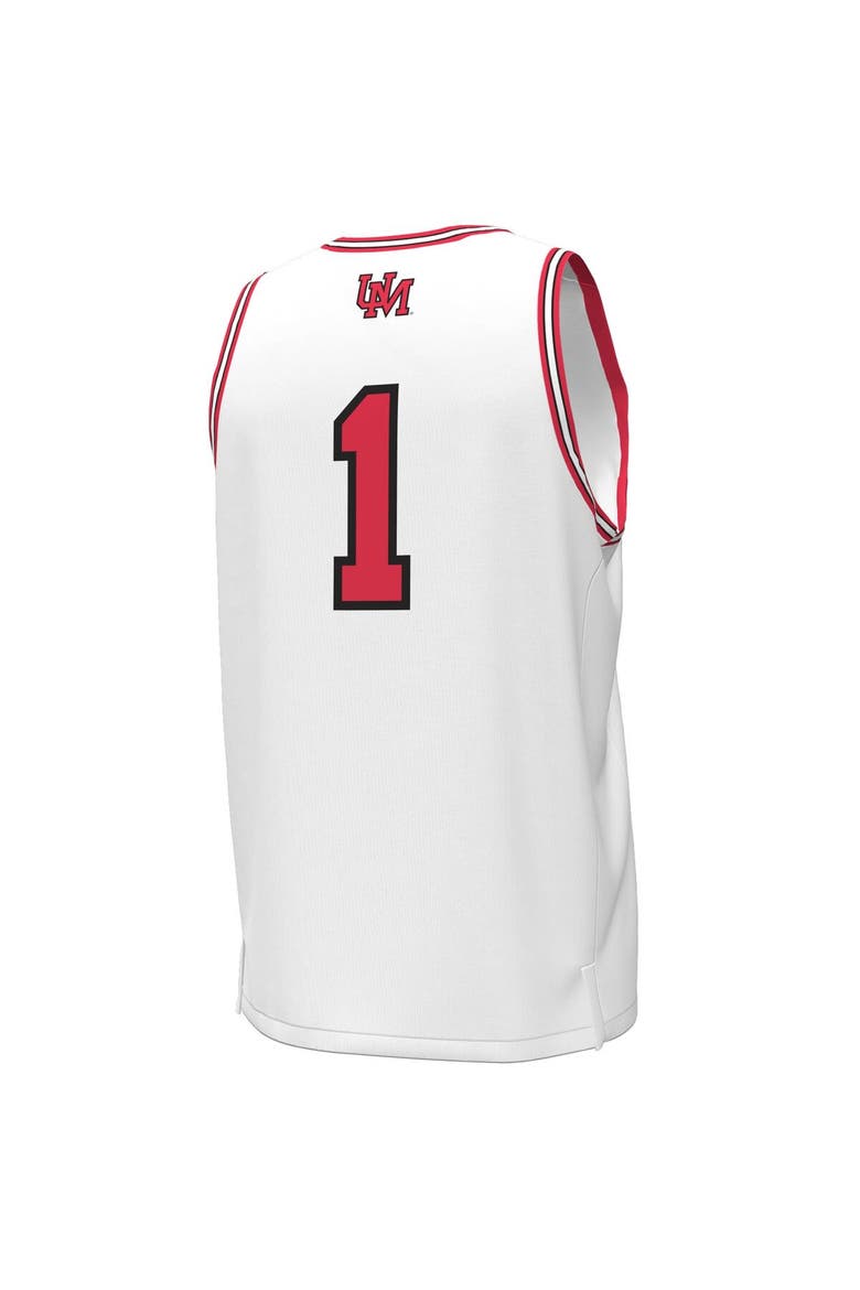 Men's Under Armour #1 White Maryland Terrapins Throwback Replica Basketball Jersey, Alternate, color, White