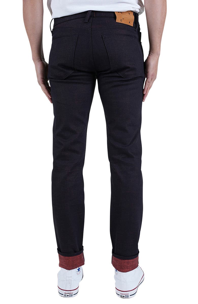 HIROSHI KATO The Pen Slim Fit 13-Ounce Stretch Selvedge Jeans, Alternate, color,